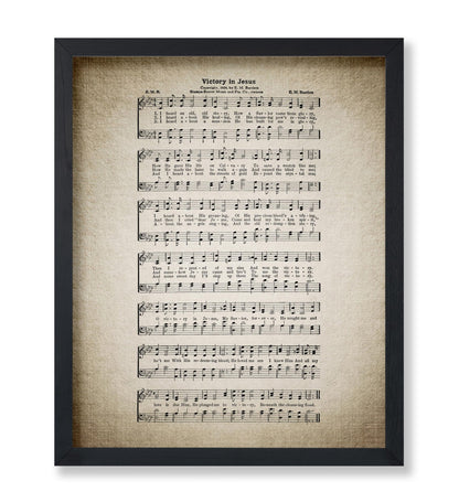 Victory in Jesus Hymnal Sheet