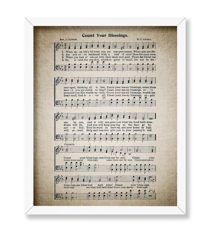 Count Your Blessings Hymnal Sheet