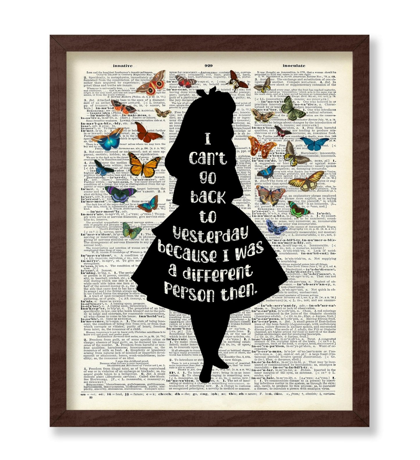 Alice In Wonderland I Can't Go Back To Yesterday No1