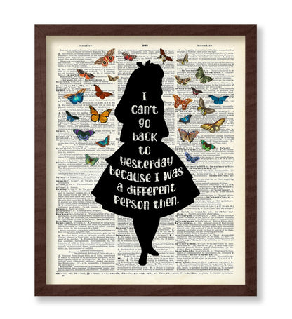 Alice In Wonderland I Can't Go Back To Yesterday No1