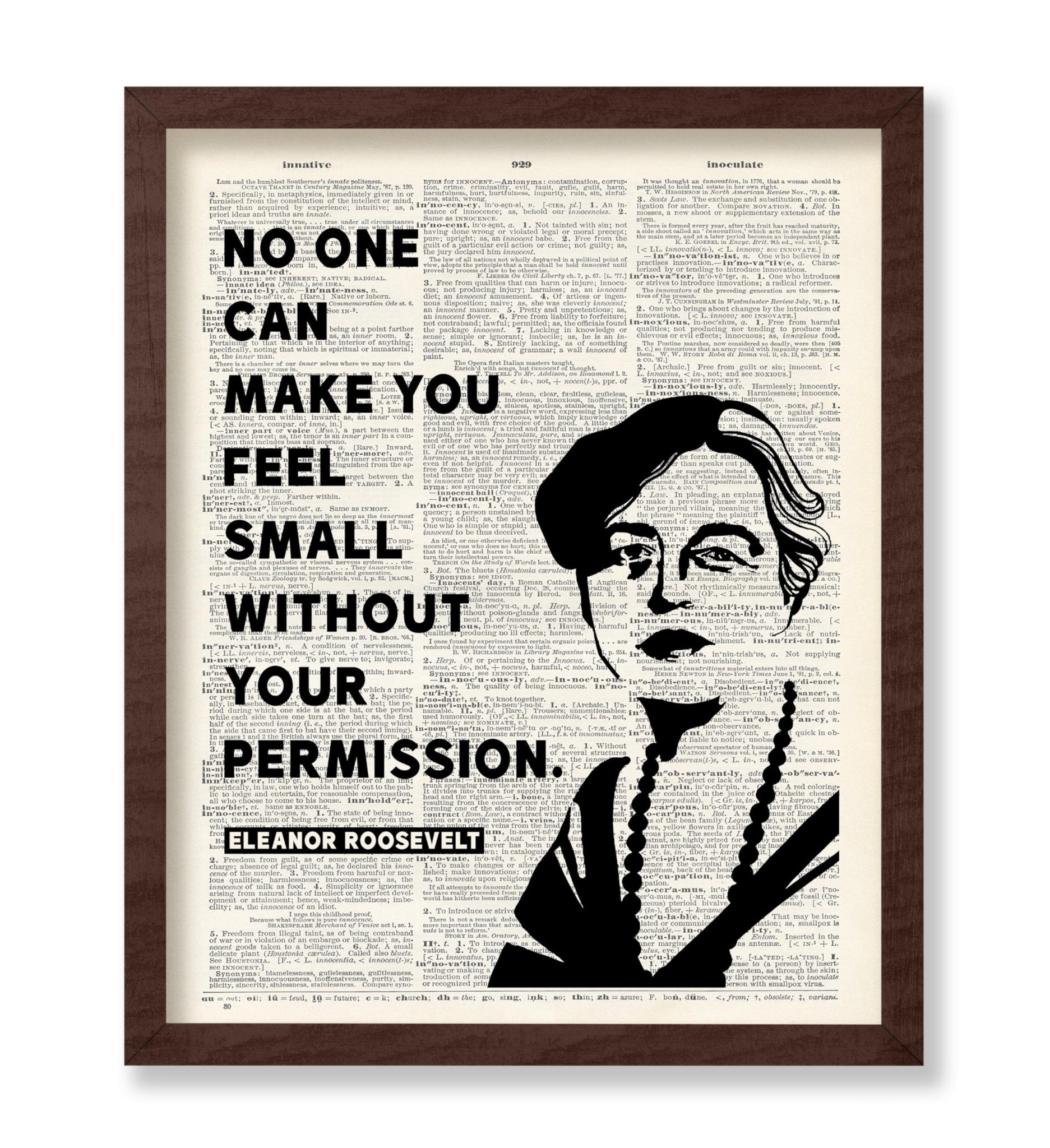 No One Can Make You Feel Small