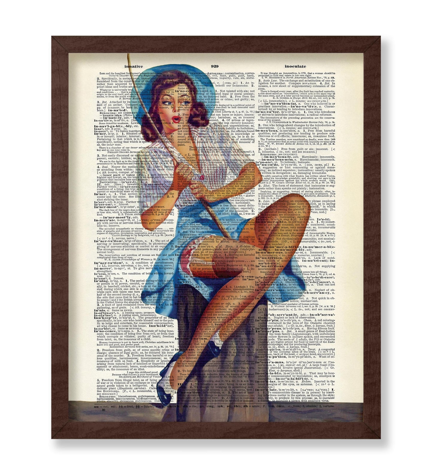 Pin-Up Girl Fishing