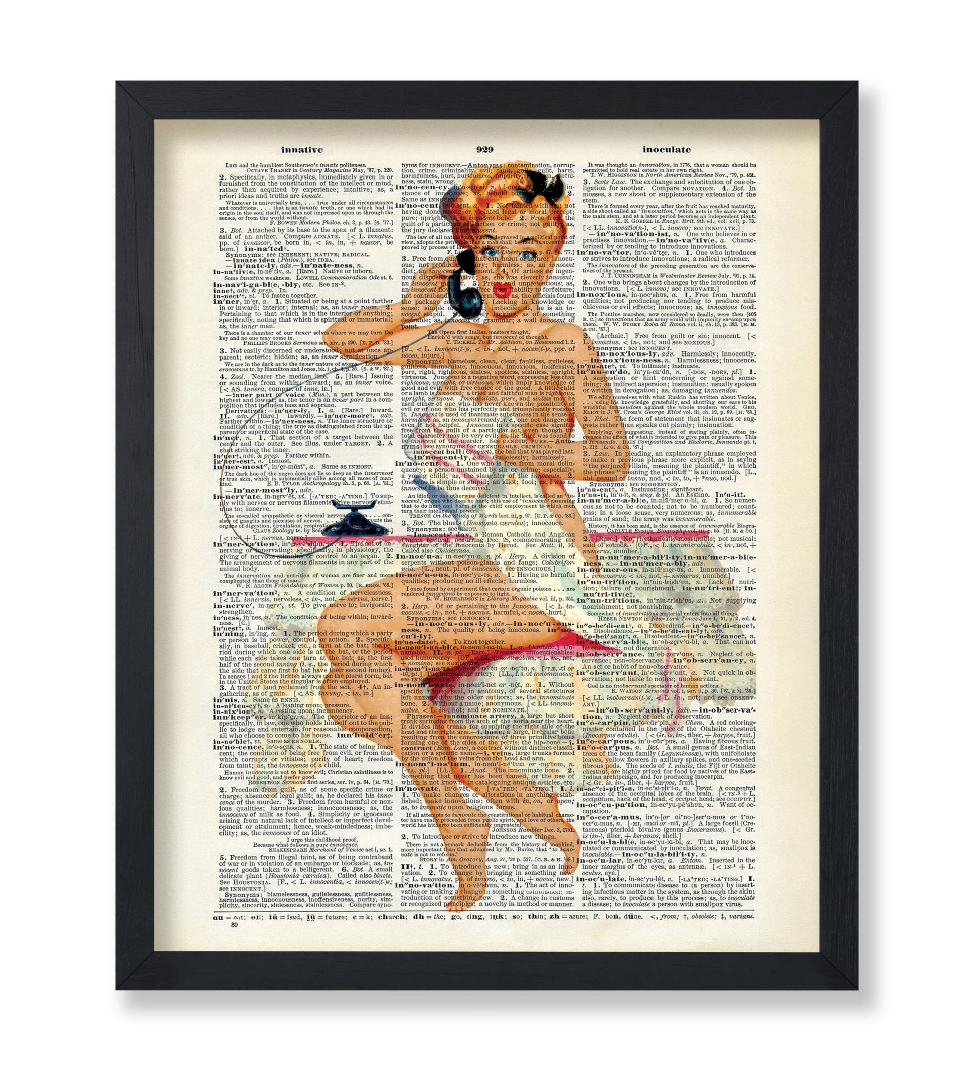 Pin-Up Girl on Telephone
