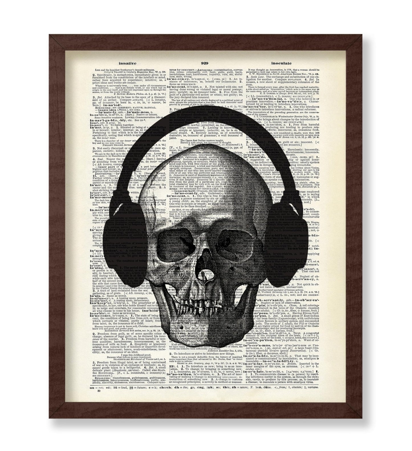 Skull with Headphones