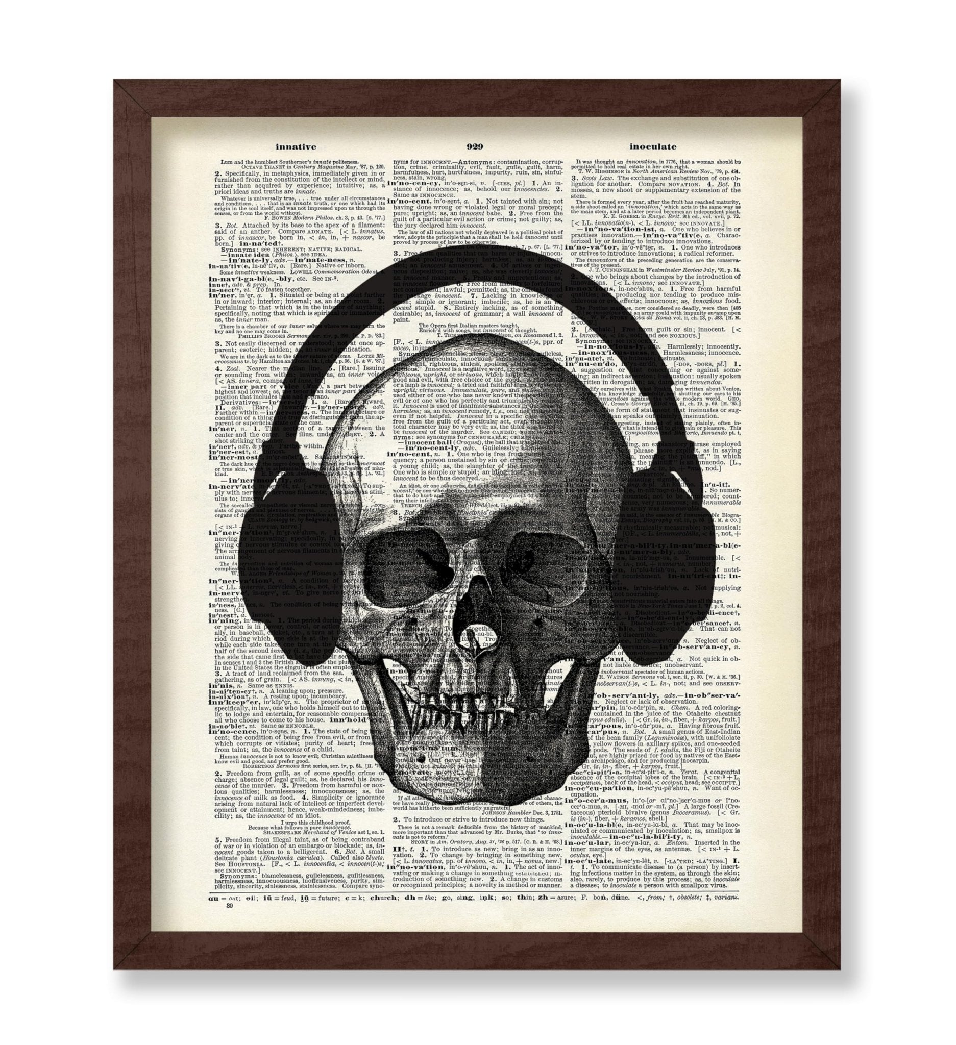 Skull with Headphones