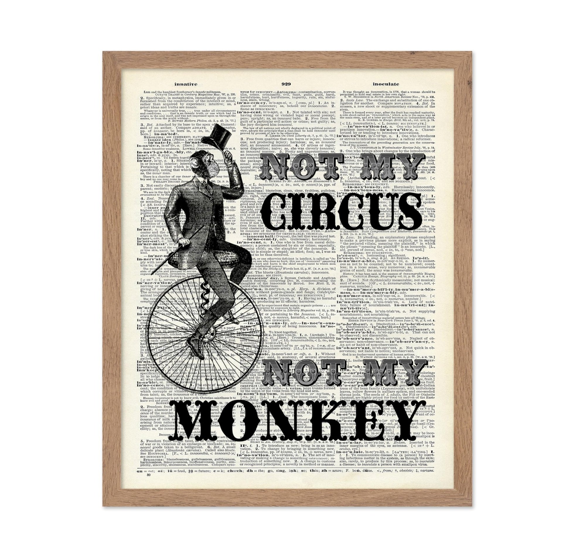Not My Circus Not My Monkey No2