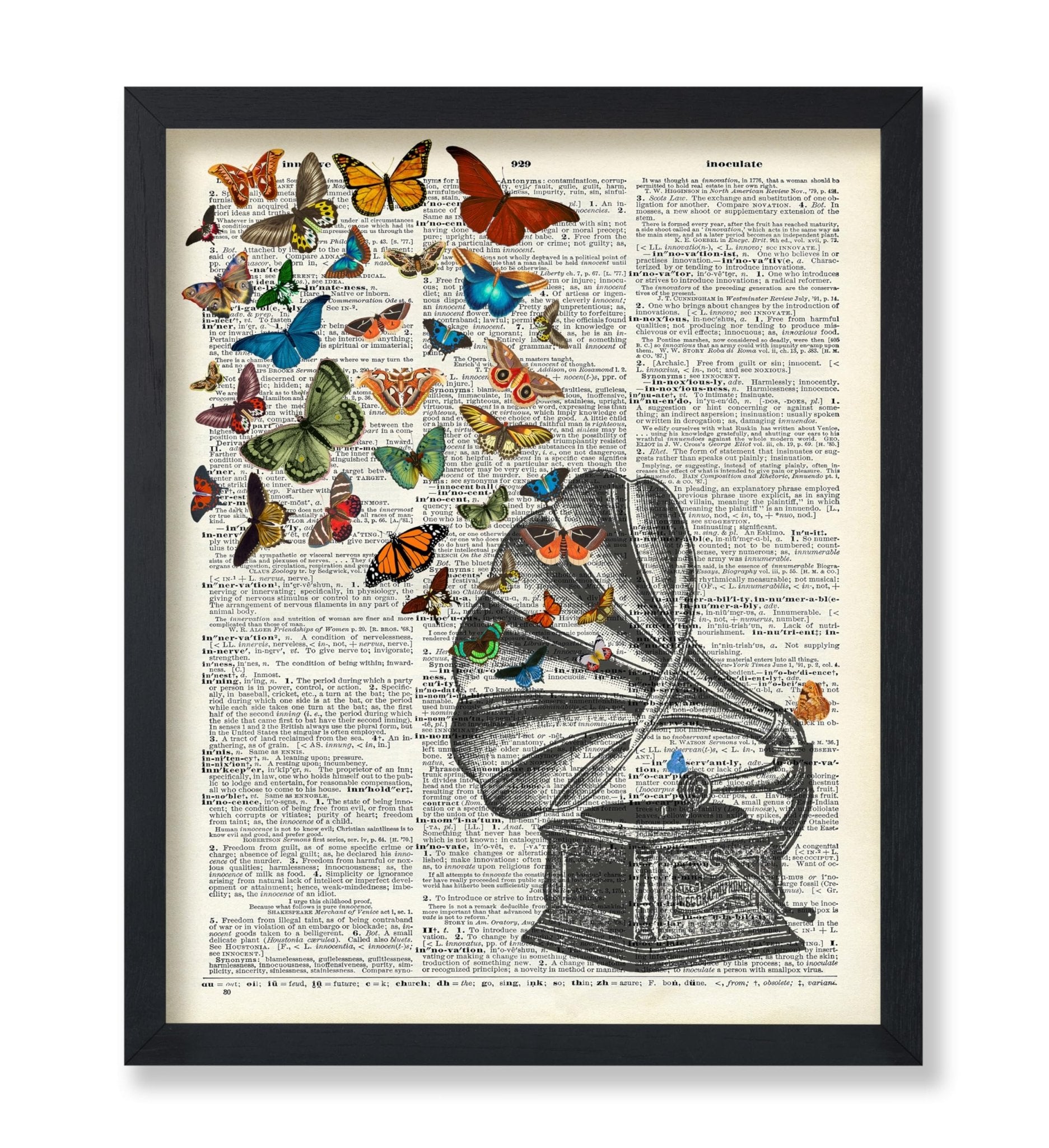 Phonograph and Butterflies