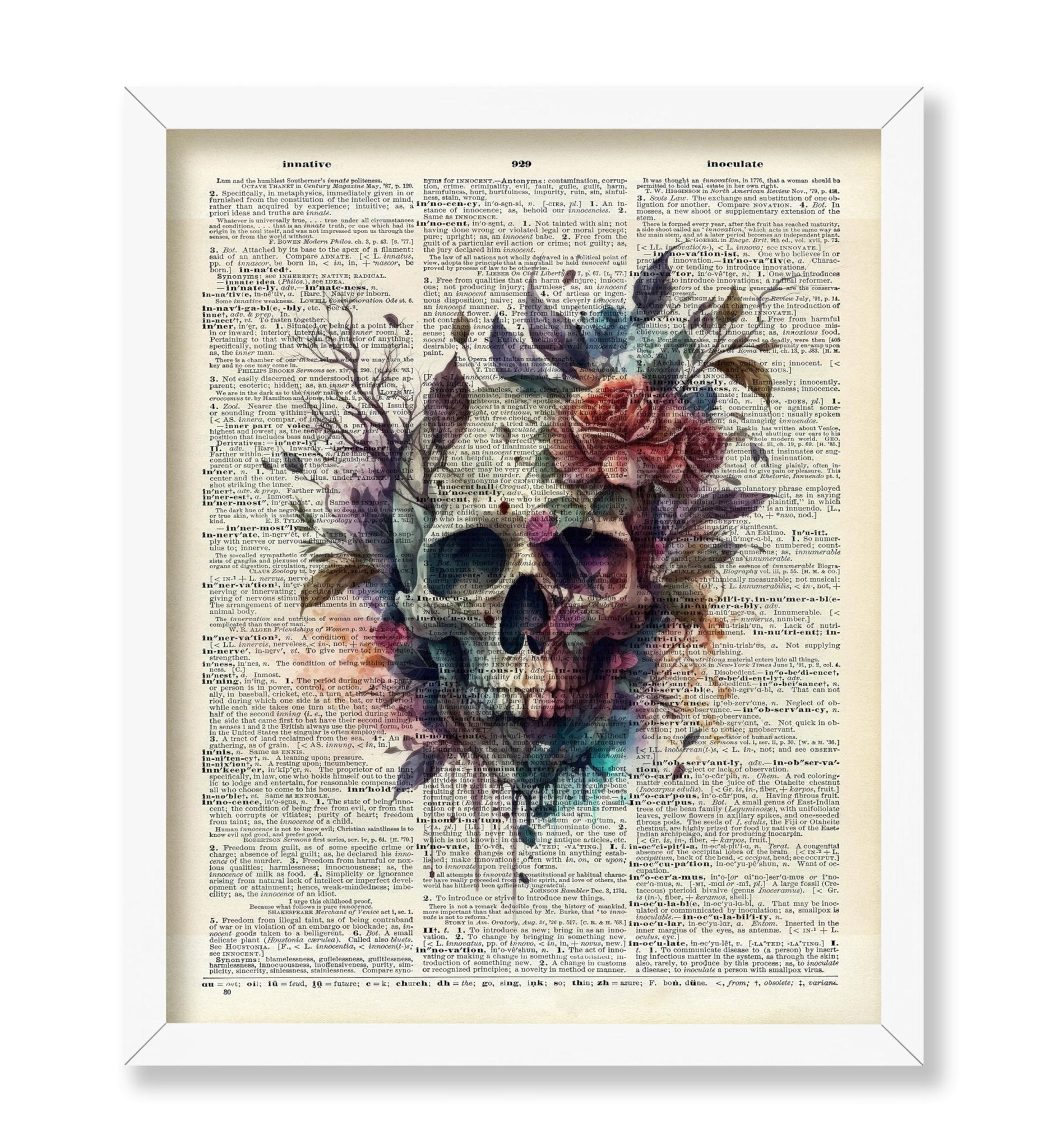 Floral Skull