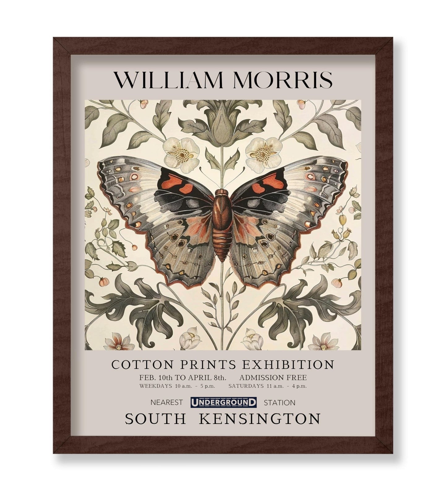 William Morris - Butterfly No8