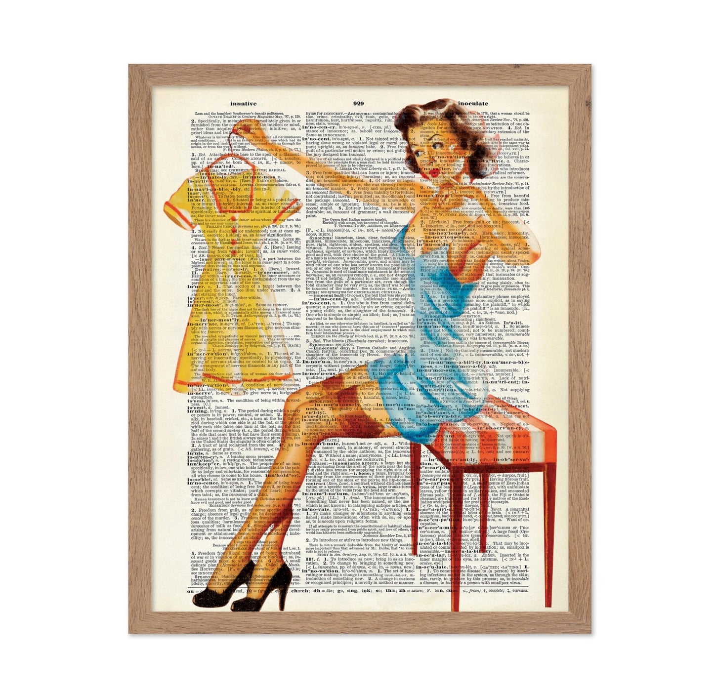 Pin-Up Girl Picking Dress