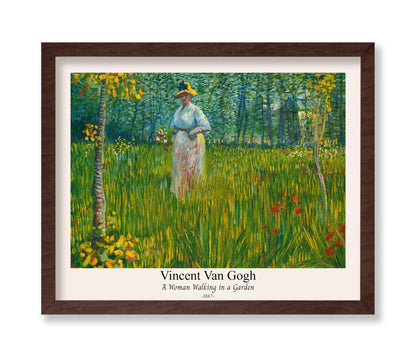Van Gogh - A Woman Walking in a Garden No1