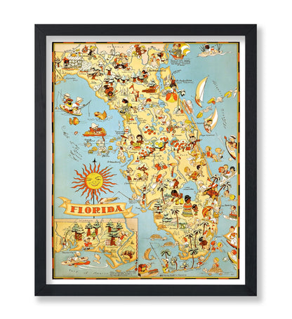 Florida Pictorial Map