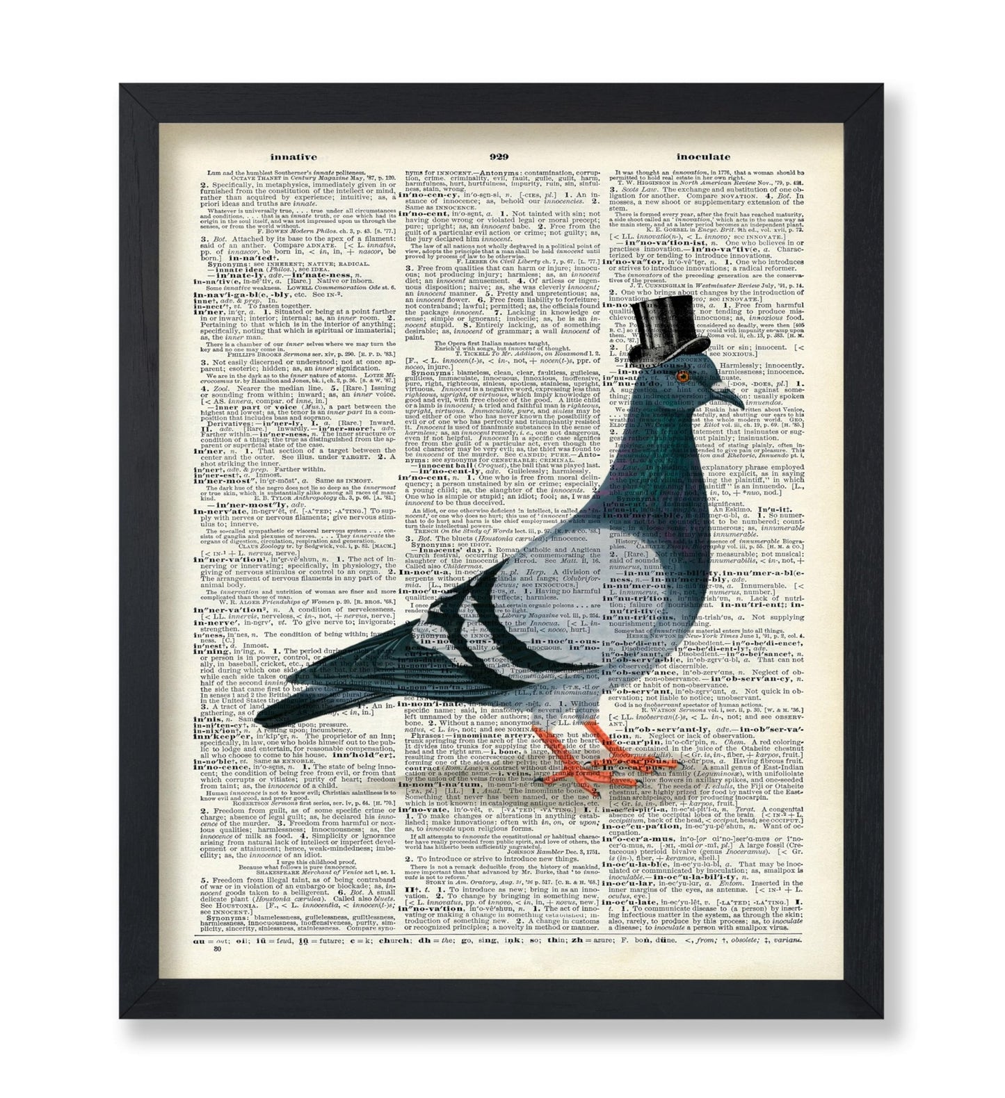 Pigeon in a Top Hat