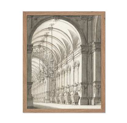 Vaulted Hall with Candelabra