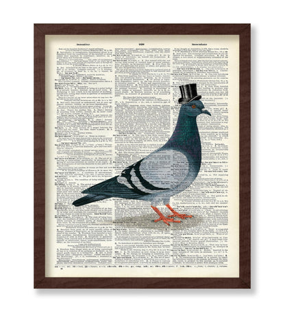 Pigeon in a Top Hat