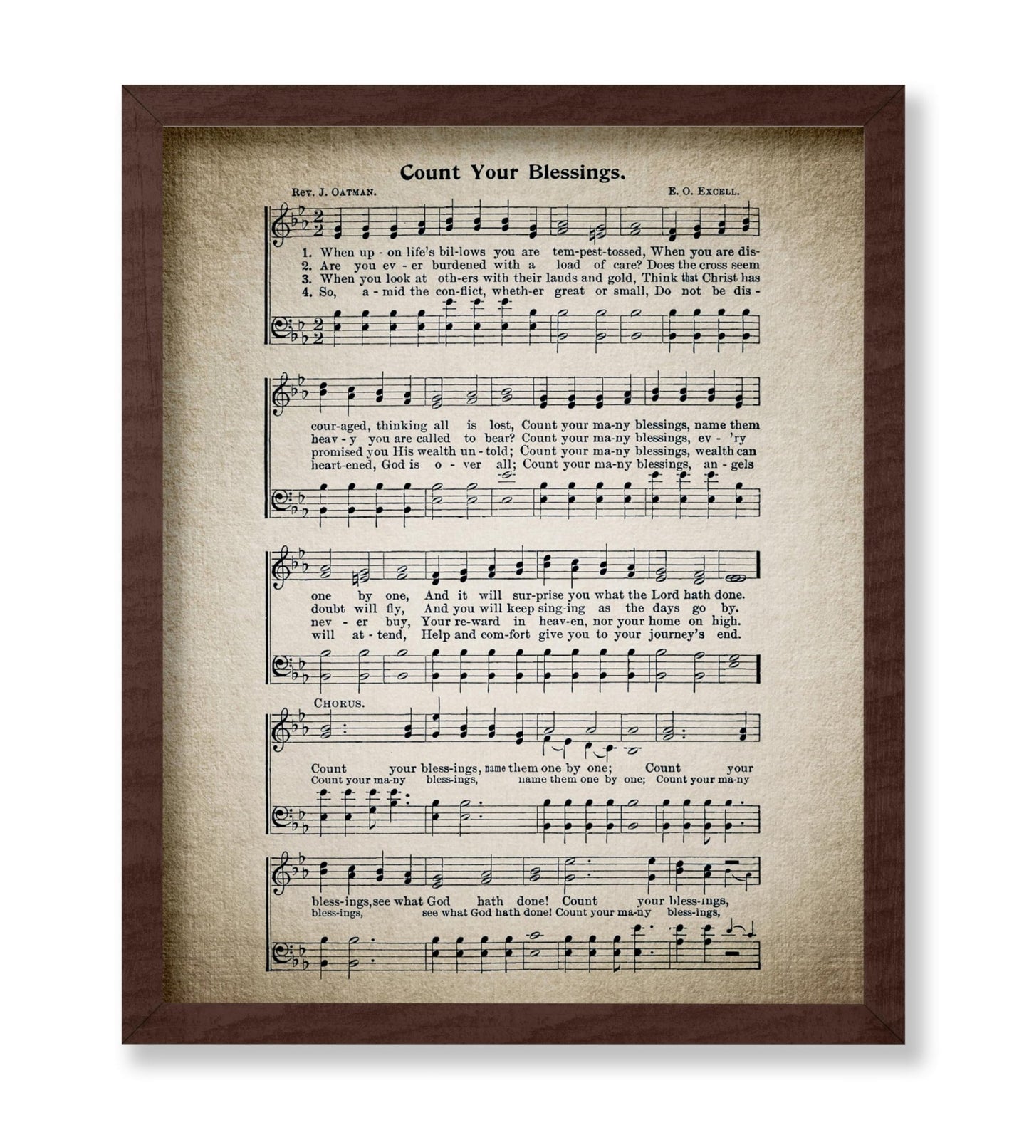 Count Your Blessings Hymnal Sheet