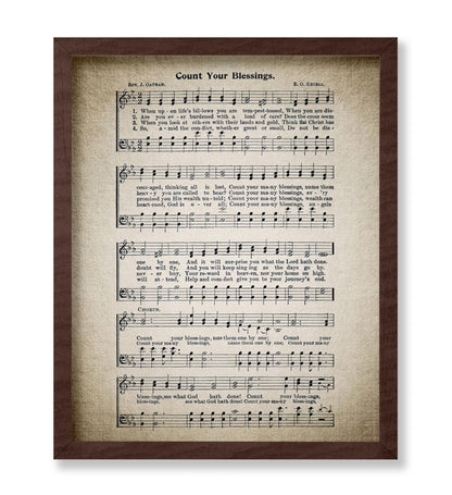 Count Your Blessings Hymnal Sheet