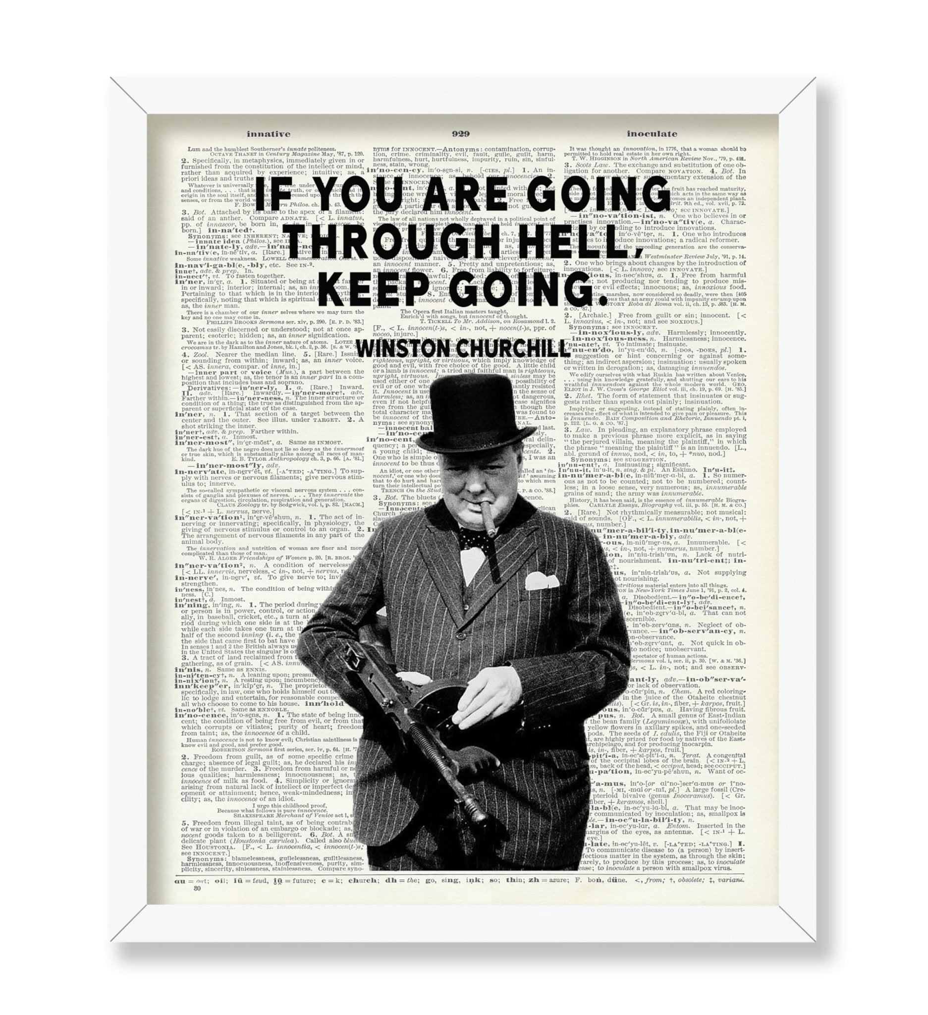 Winston Churchill - Keep Going