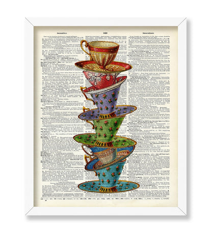 Stacked Teacups