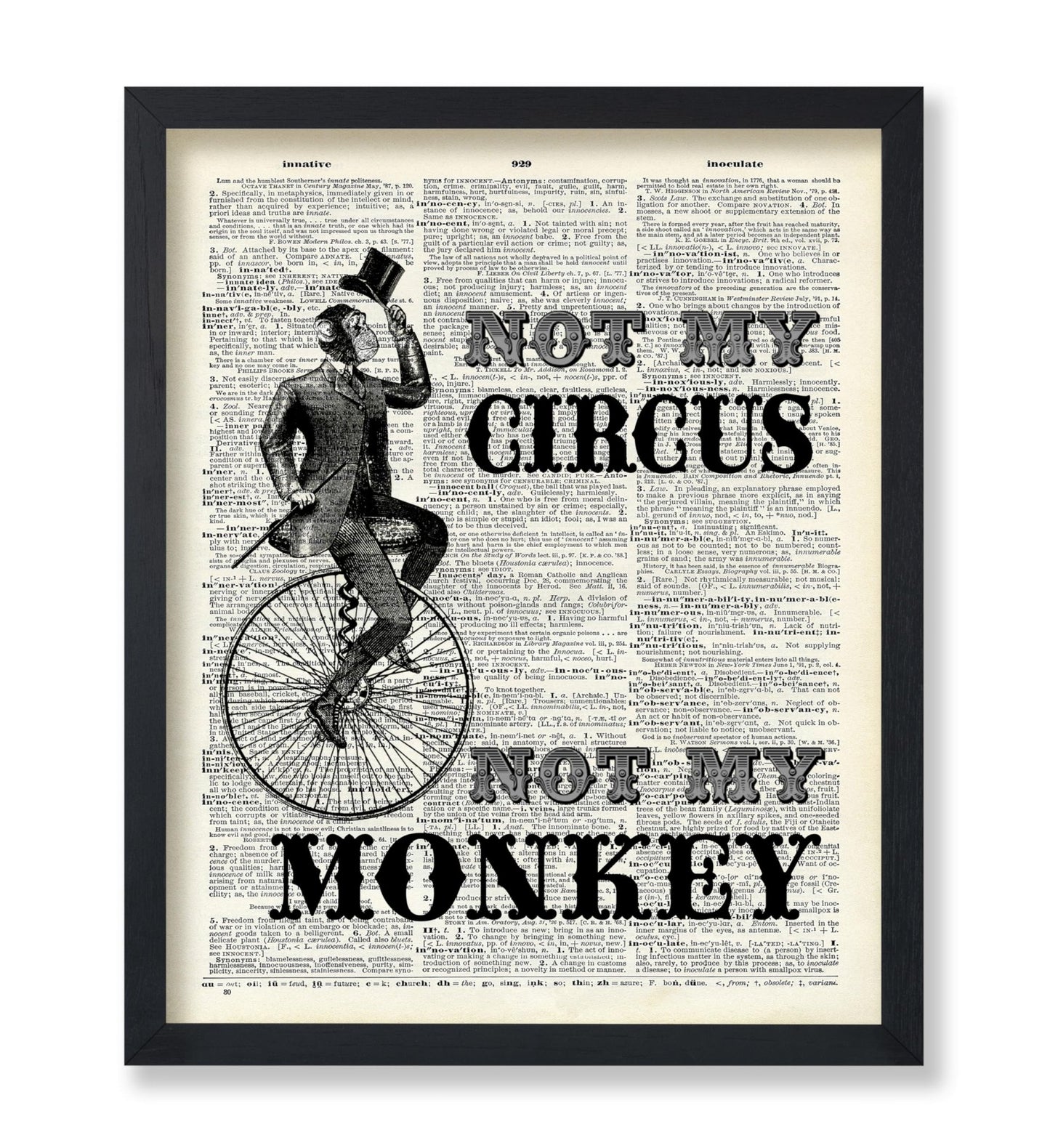 Not My Circus Not My Monkey No2