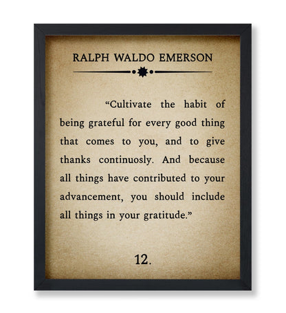 Habit of Being Grateful
