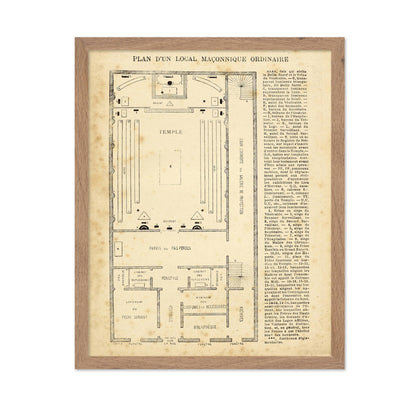 Masonic Temple Plan
