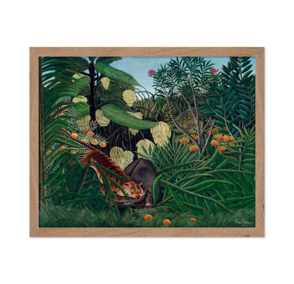 Henri Rousseau - Tiger & Buffalo No3