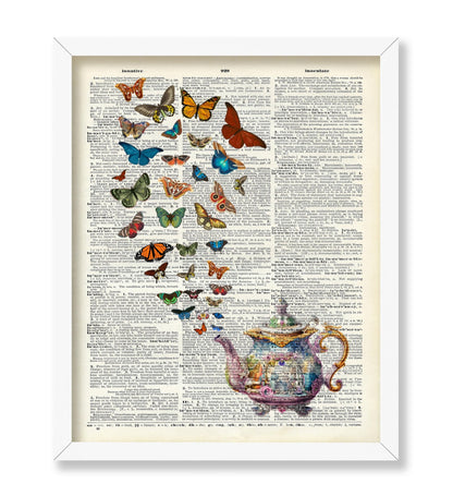 Teapot and Butterflies