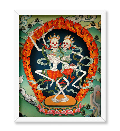Dancing Skeletons No1