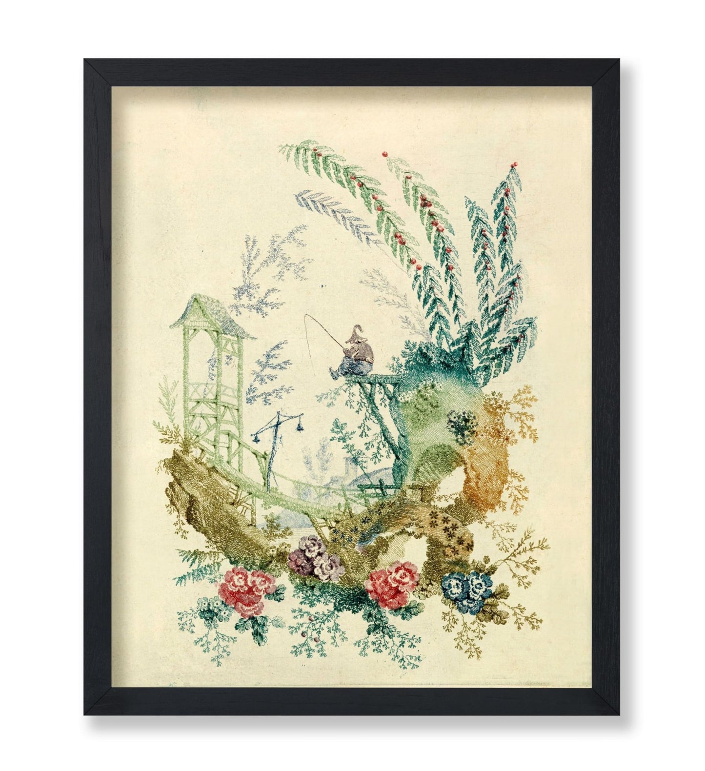 Fisherman Chinoiserie