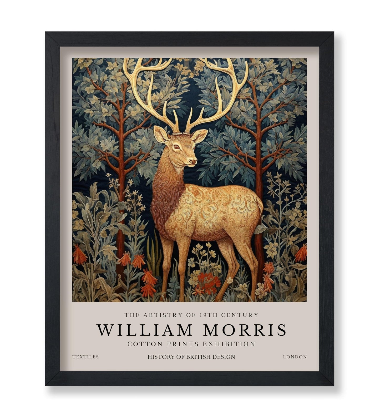 William Morris - Reindeer No3