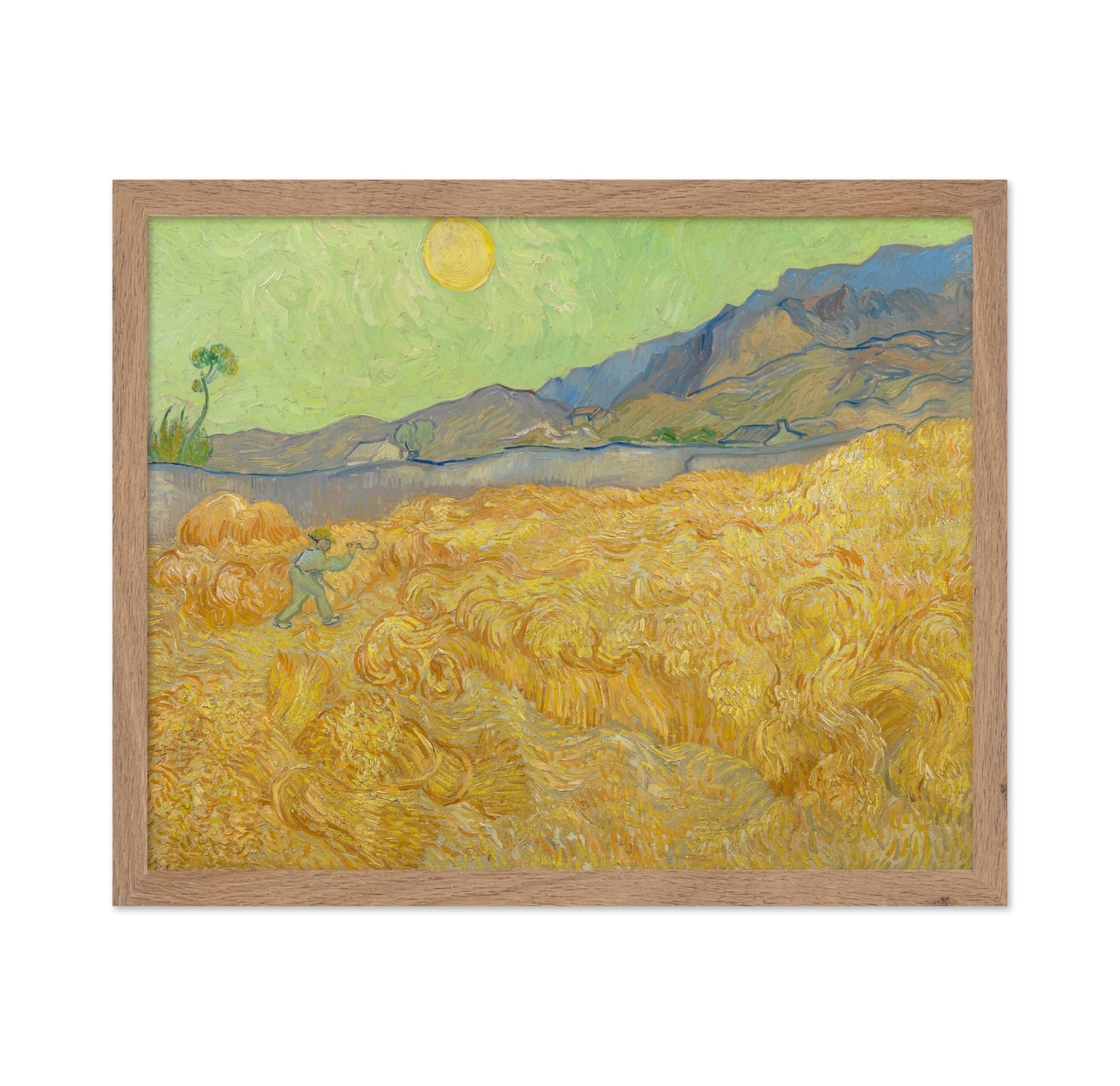Van Gogh - Wheat Field with a Reaper No2