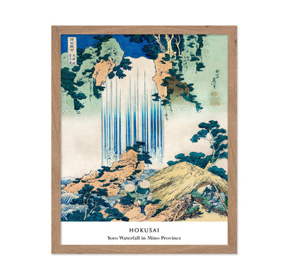 Katsushika Hokusai - Yoro Waterfall in Mino Province