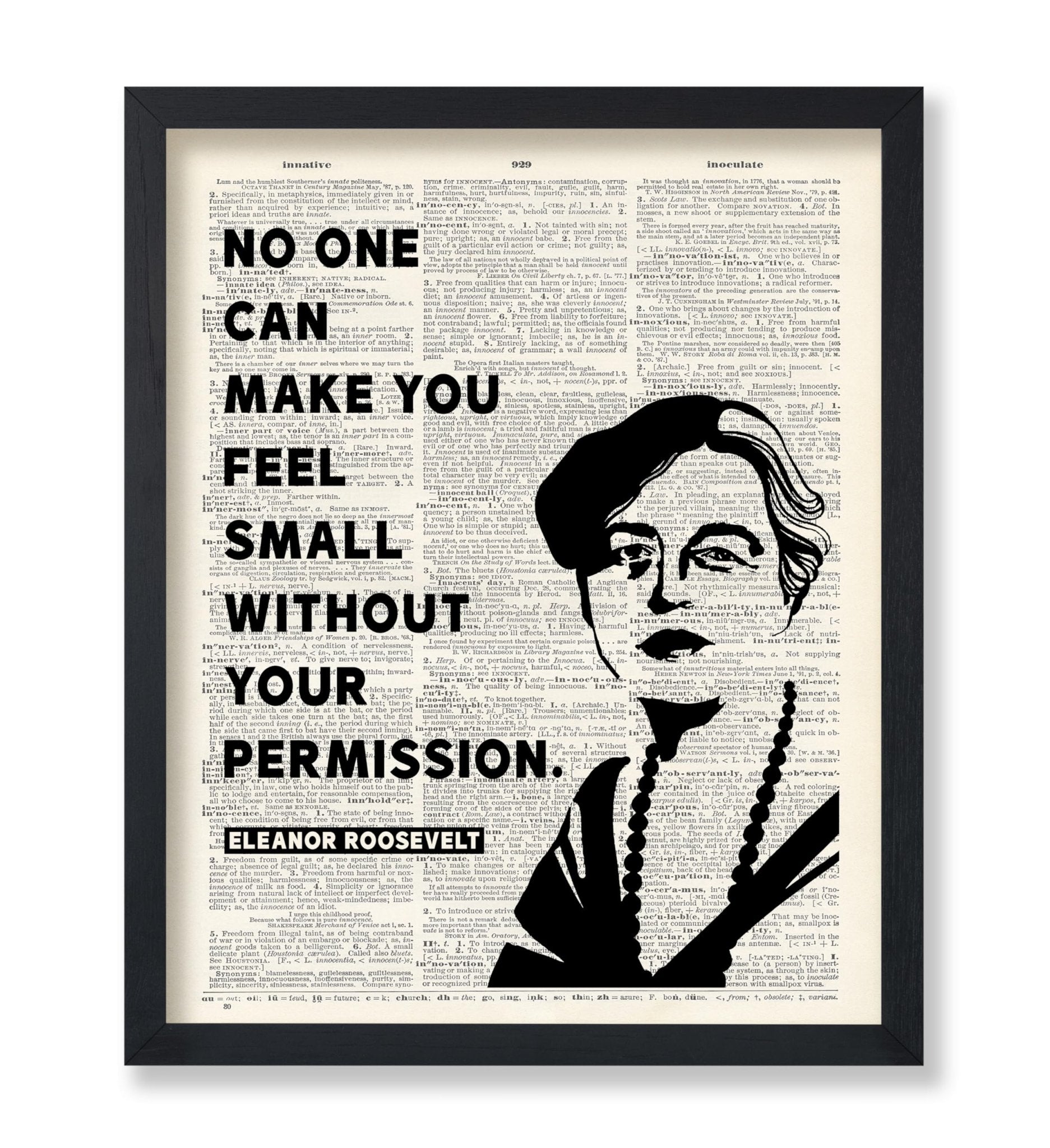 No One Can Make You Feel Small