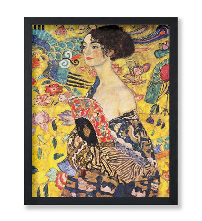 Gustav Klimt - Lady With Fan No1