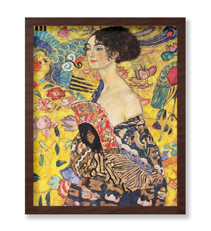 Gustav Klimt - Lady With Fan No1