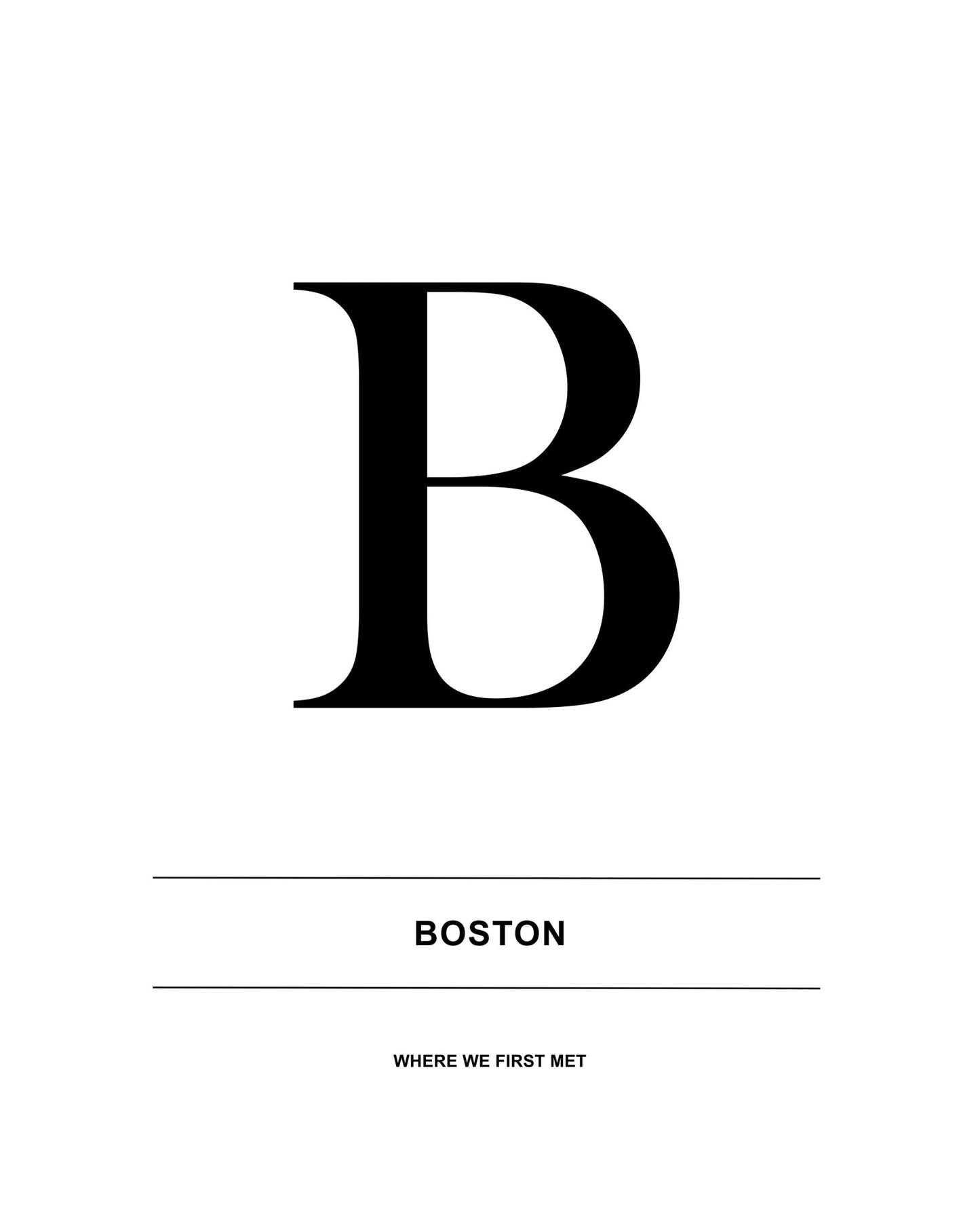 Letter B - City