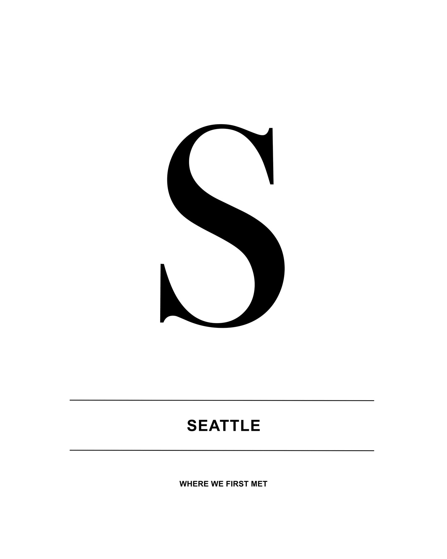 Letter S - City