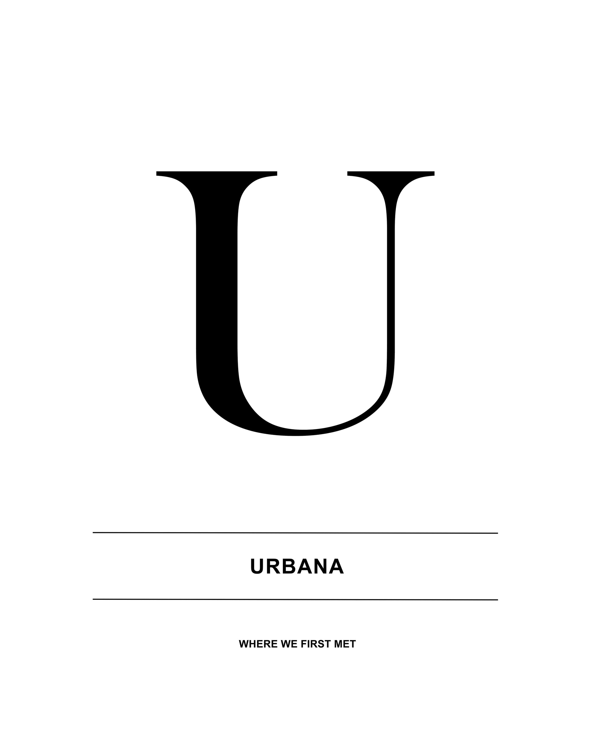 Letter U - City