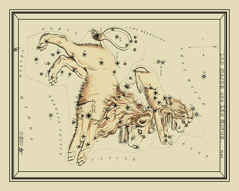 Urania's Mirror Leo Major and Leo Minor