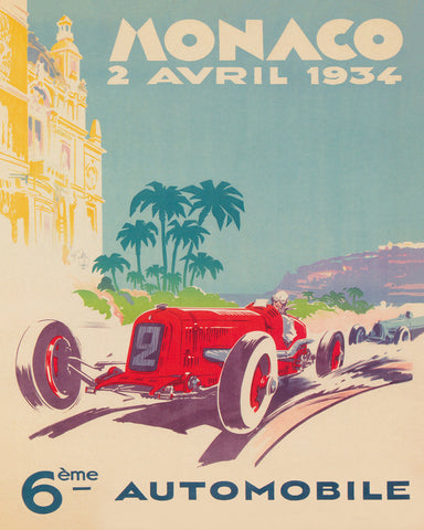 Monaco Car Racing 1934