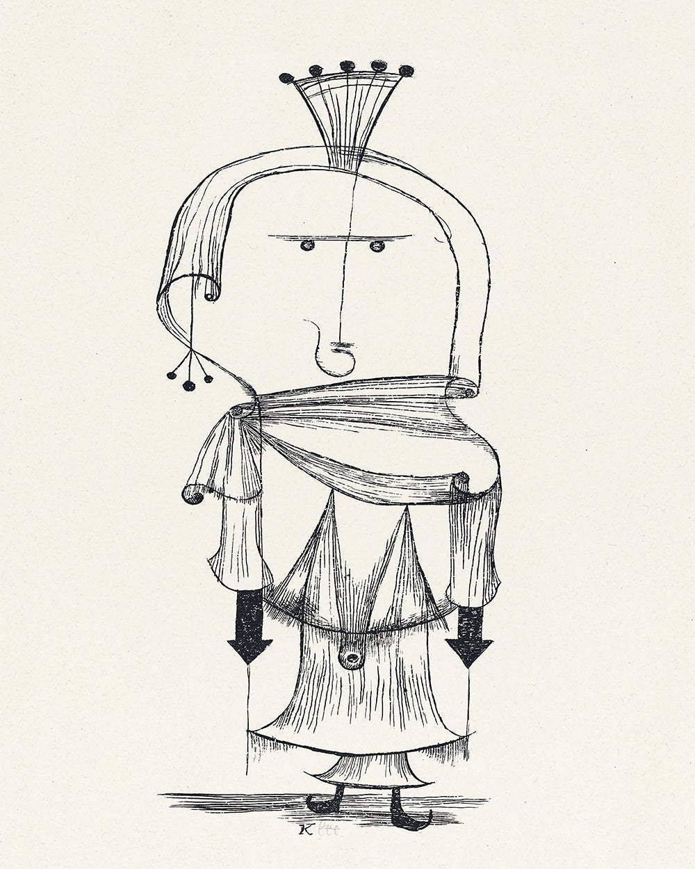 Paul Klee - The Witch with the Comb