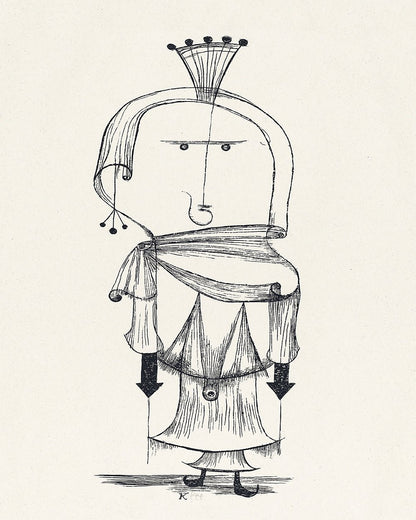 Paul Klee - The Witch with the Comb