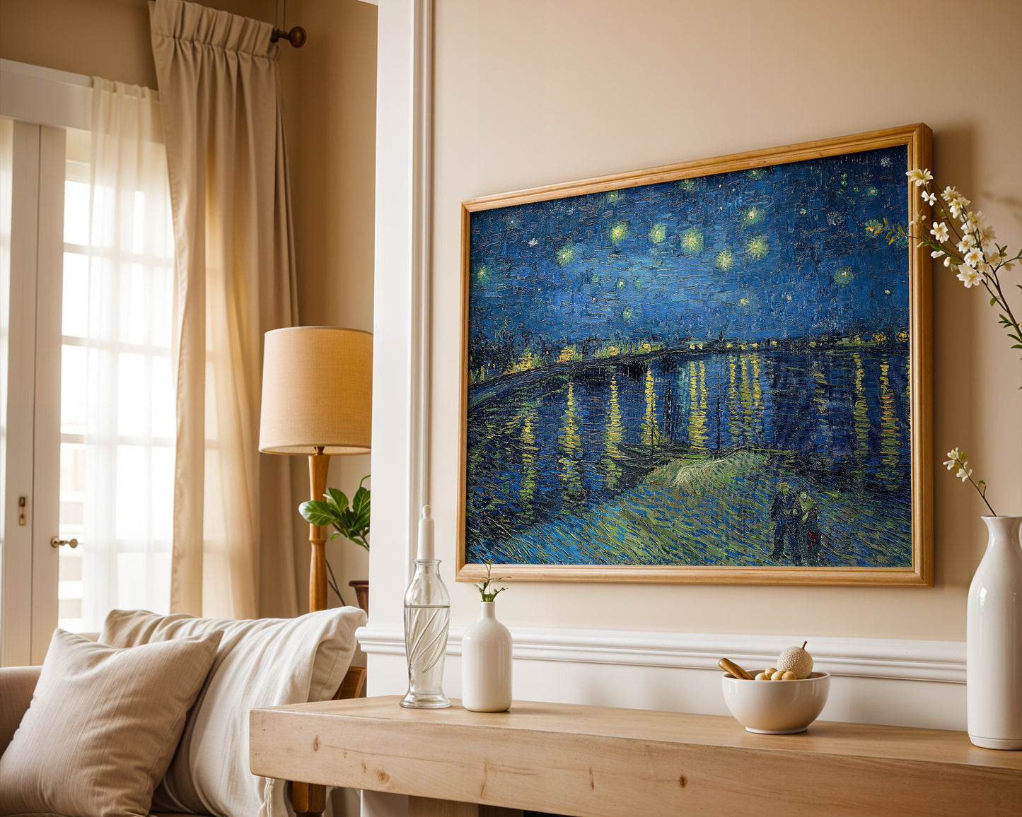 Van Gogh - Starry Night Over the Rhone No1