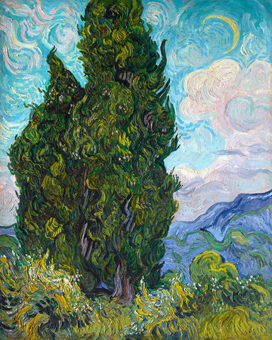 Van Gogh - Cypresses