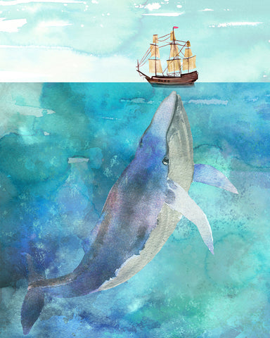 Whale And Ship