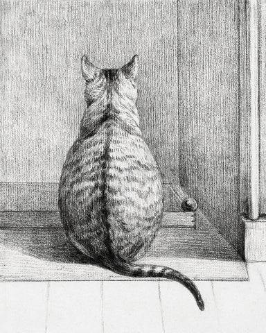 Jean Bernard - Sitting Cat