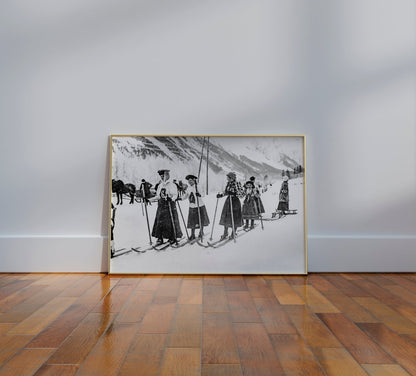 Victorian Women Skiers