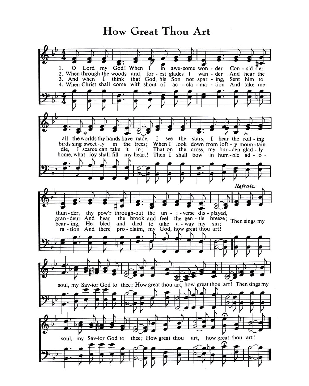 How Great Thou Art
