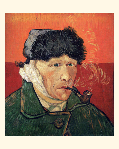 Van Gogh - Self-Portrait with Bandaged Ear and Pipe